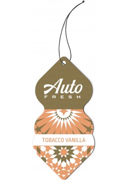 Подвесной ароматизатор для авто Auto Fresh Tobacca Vanilla, 1 шт